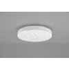 Reality Chizu Plafoniera LED Bianco, 1-Luce, Telecomando, Cambia colore