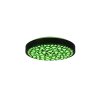 Reality Chizu Plafoniera LED Nero, 1-Luce, Telecomando, Cambia colore