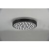 Reality Chizu Plafoniera LED Nero, 1-Luce, Telecomando, Cambia colore