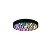 Reality Chizu Plafoniera LED Nero, 1-Luce, Telecomando, Cambia colore