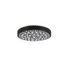 Reality Chizu Plafoniera LED Nero, 1-Luce, Telecomando, Cambia colore