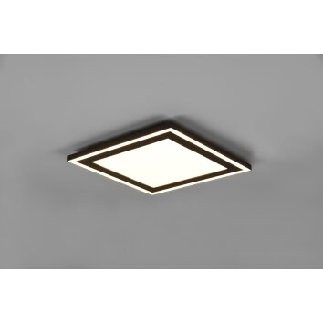 Reality Carus Plafoniera LED Nero, 1-Luce