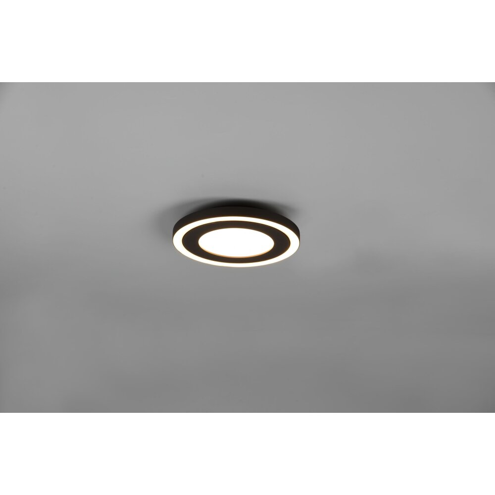 Reality Carus Plafoniera LED Nero, 1-Luce main product photo