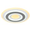 Globo SABATINO Plafoniera LED Bianco, 1-Luce, Telecomando