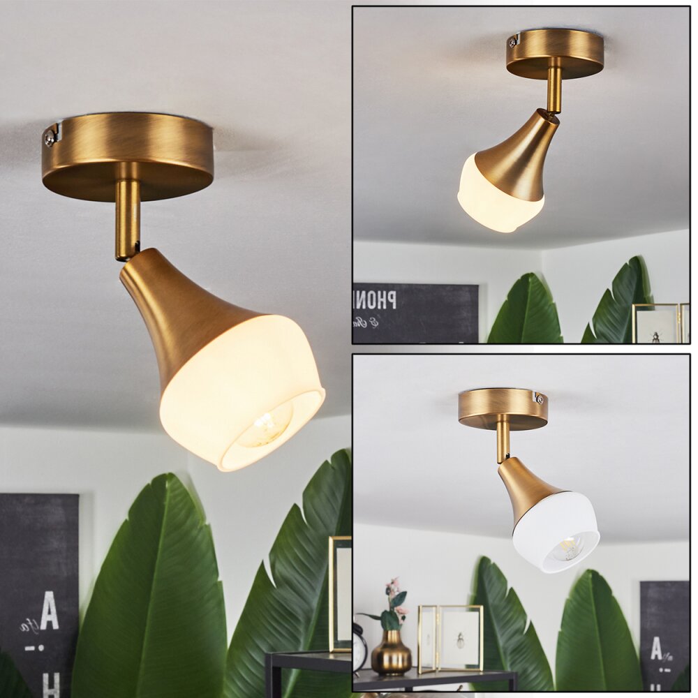 Venizy Plafoniera Ottone antico, 1-Luce main product photo