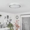 Subles Plafoniera LED Argento, Bianco, 1-Luce, Sensori di movimento