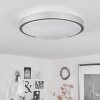 Subles Plafoniera LED Argento, Bianco, 1-Luce, Sensori di movimento