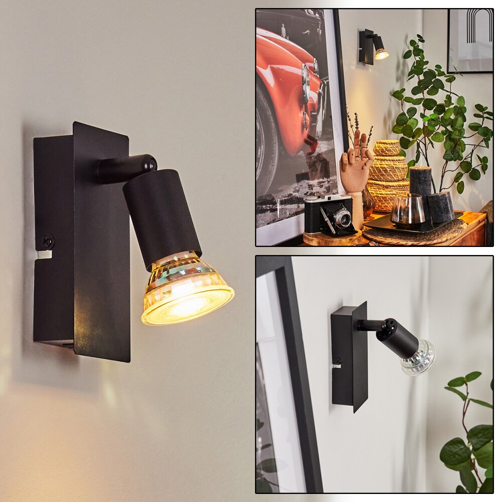 Castillo Applique Nero, 1-Luce main product photo