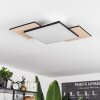 Barullu Plafoniera LED Legno chiaro, Nero, Bianco, 1-Luce