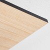 Barullu Plafoniera LED Legno chiaro, Nero, Bianco, 1-Luce