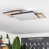 Barullu Plafoniera LED Legno chiaro, Nero, Bianco, 1-Luce
