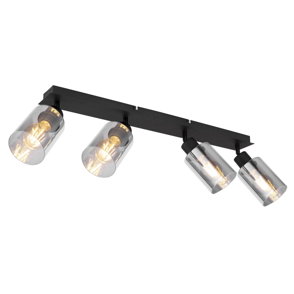 Globo HADERA Plafoniera Nero, 4-Luci main product photo