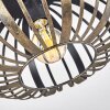 Oravi Plafoniera Nero-Oro, 1-Luce