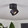 Laonsana Plafoniera LED Nero, 1-Luce