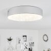 Mentque Plafoniera LED Argento, 1-Luce