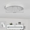 Mentque Plafoniera LED Bianco, 1-Luce