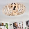 Oravi Plafoniera Legno chiaro, 1-Luce