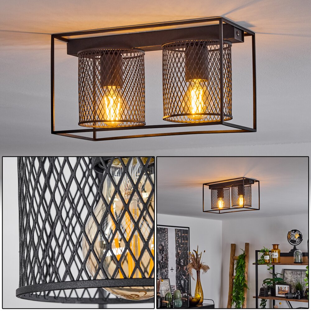 Bettaix Plafoniera Nero, 2-Luci main product photo
