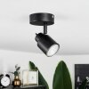 Nestavel Plafoniera LED Nero, 1-Luce