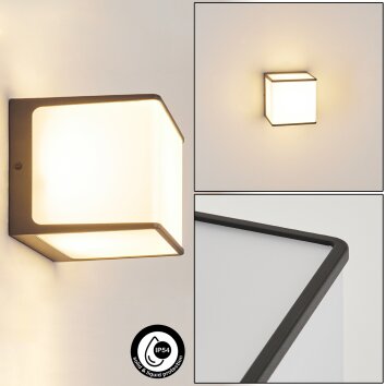 Burseryd Applique da esterno LED Antracite, 1-Luce