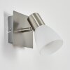 Villaseca Applique LED Nichel opaco, 1-Luce Villaseca Applique LED Nichel opaco, 1-Luce