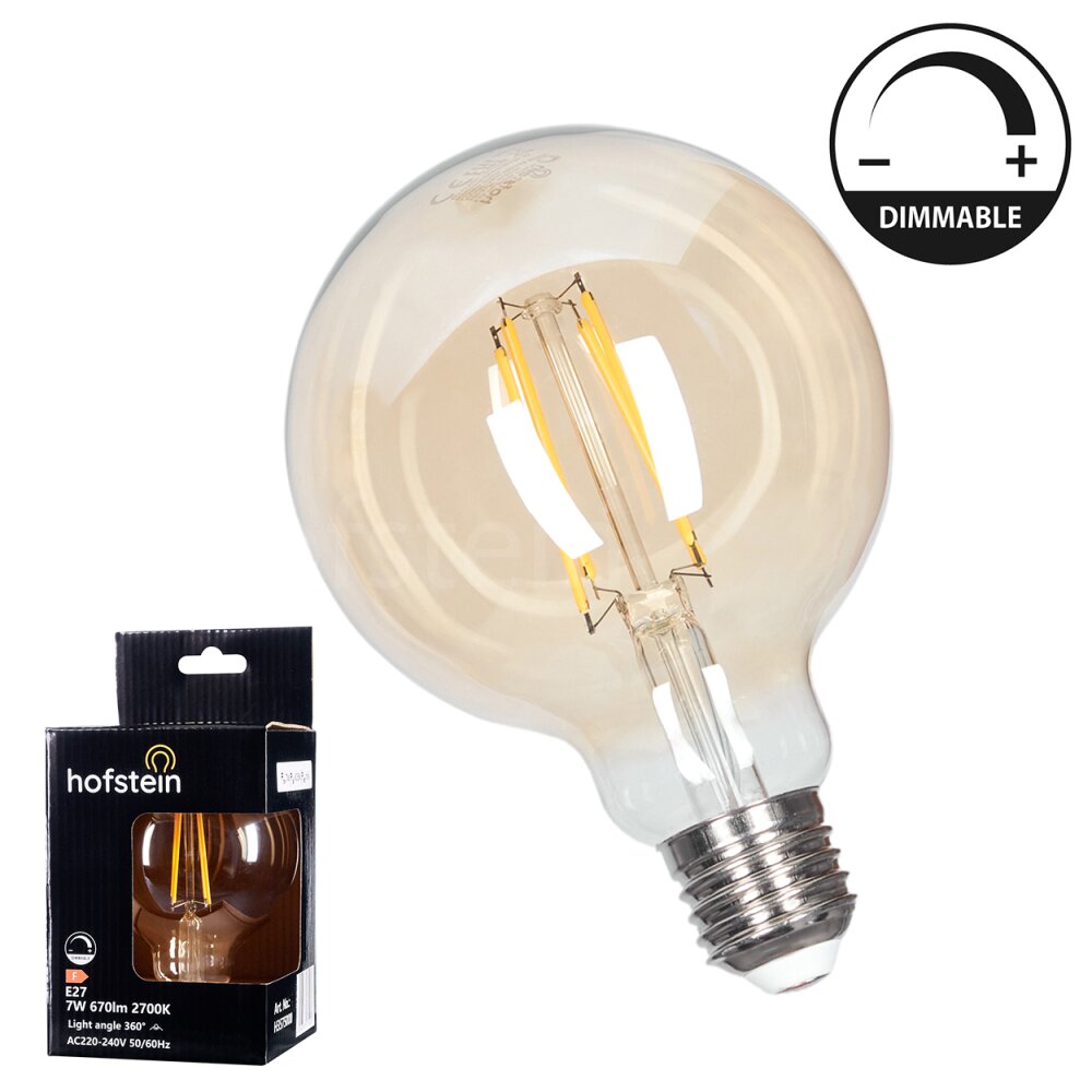 LED E27 2700K 7W 670lm Lampadina main product photo