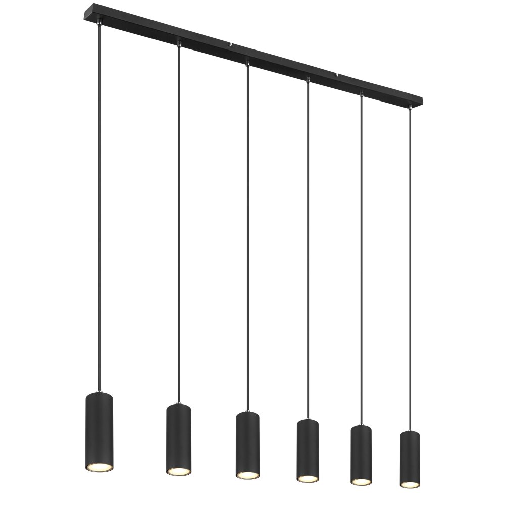 Globo ROBBY Lampadario a sospensione Nero, 6-Luci main product photo