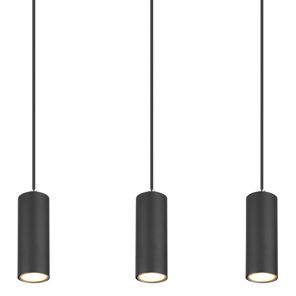 Globo ROBBY Lampadario a sospensione Nero, 6-Luci