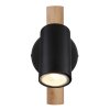 Globo HERTI Applique Marrone, Nero, 1-Luce