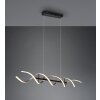 Trio Sequence Lampada a Sospensione LED Alluminio, Nero, 1-Luce