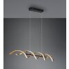 Trio Sequence Lampada a Sospensione LED Ottone, Nero, 1-Luce