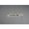 Trio Sequence Lampada a Sospensione LED Ottone, Nero, 1-Luce