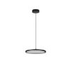 Trio Tray Lampadario a sospensione LED Nero, 1-Luce