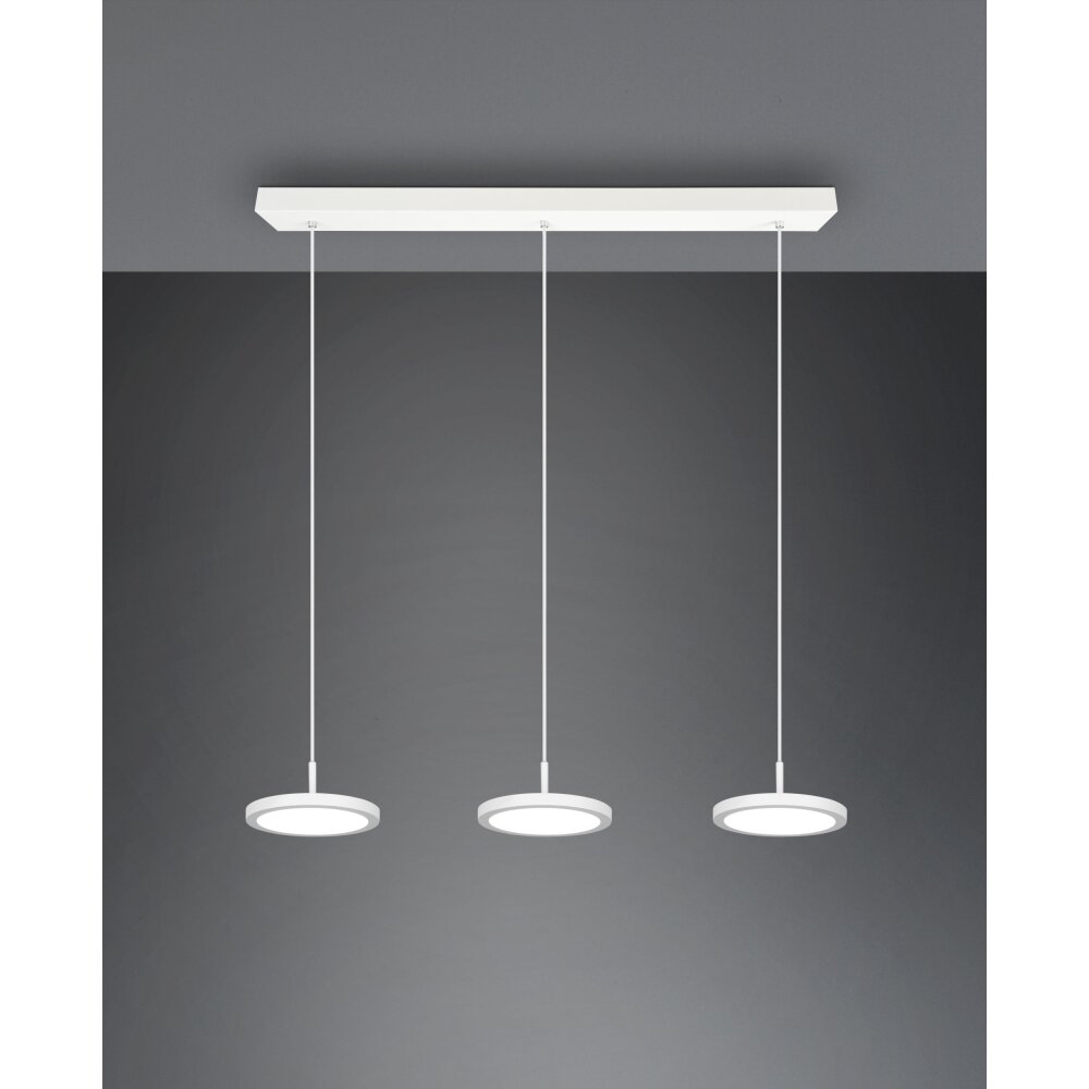 Trio Tray Lampada a Sospensione LED Bianco, 3-Luci main product photo