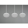 Trio Tray Lampada a Sospensione LED Bianco, 3-Luci