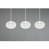 Trio Tray Lampada a Sospensione LED Bianco, 3-Luci