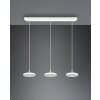 Trio Tray Lampada a Sospensione LED Bianco, 3-Luci