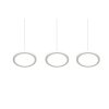 Trio Tray Lampada a Sospensione LED Bianco, 3-Luci