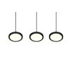 Trio Tray Lampada a Sospensione LED Nero, 3-Luci