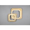 Trio Lugo Plafoniera LED Nero-Oro, 1-Luce