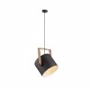 Leuchten-Direkt CUP Lampada a Sospensione Nero, 1-Luce
