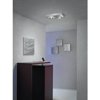 Escale SPOT IT Plafoniera LED Alluminio, 2-Luci