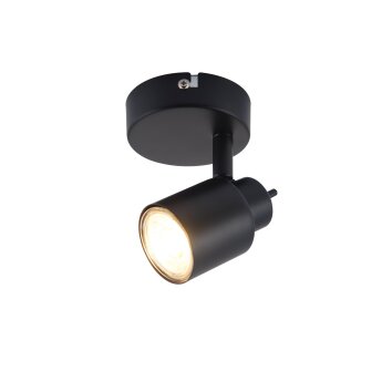 Brilliant Andres Applique LED Nero, 1-Luce