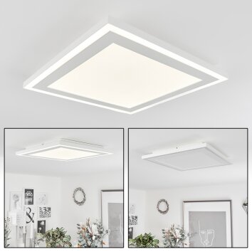 Audrieu Plafoniera LED Bianco, 2-Luci