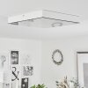 Mentque Plafoniera LED Bianco, 1-Luce