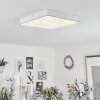 Mentque Plafoniera LED Bianco, 1-Luce