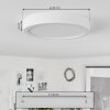 Finsrud Plafoniera LED Bianco, 1-Luce