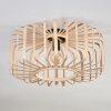 Oravi Plafoniera Legno chiaro, 1-Luce