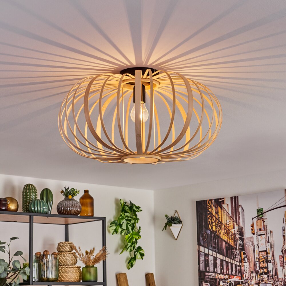 Oravi Plafoniera Legno chiaro, 1-Luce main product photo