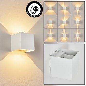 Tamarin Applique da esterno LED Bianco, 2-Luci